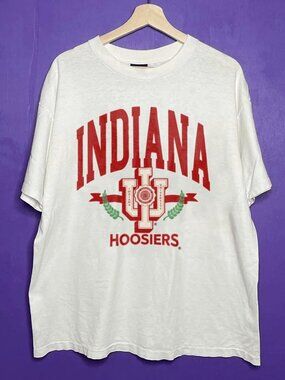 90s Vintage Indiana Hoosiers Football Shirt, Retro Indiana University Shirt Tee